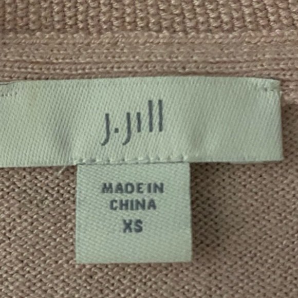 EUC J. Jill Pink Cotton Blend Oversized Loose Fit Sweater Size XS - Picture 5 of 7